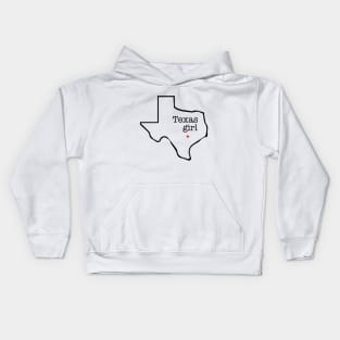 Texas Girl Kids Hoodie